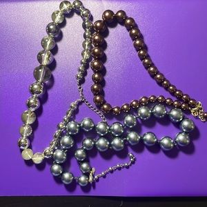 PEARL- PACK OF 3 NECKLACES